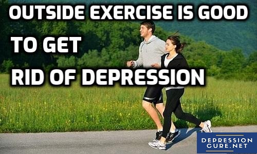 Outside Exercise is Good to Get Rid of Depression
